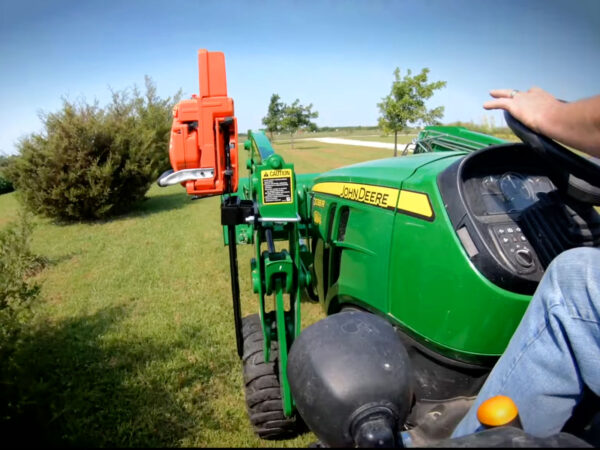 Carrying Chainsaw on Tractor Loader